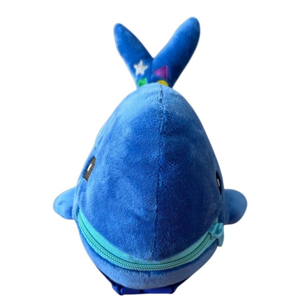 Buckle Toys Blue Plush Whale Stuffed Animal - Kids Toy - Picture 4 of 9